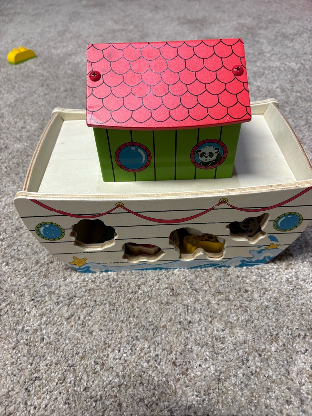 KidKraft Wooden Noah’s Ark Shape Sorter Playset w/ Animal Figures 2020